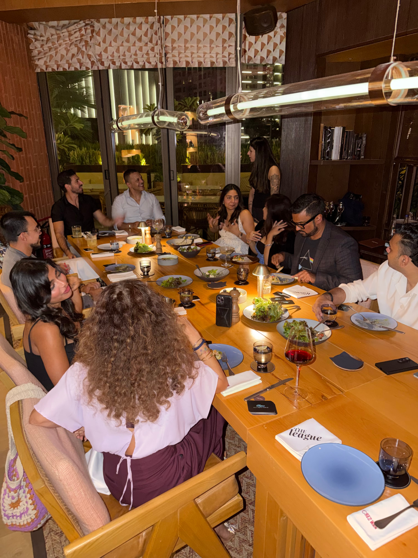 Third Social Club members sharing dinner in Dubai