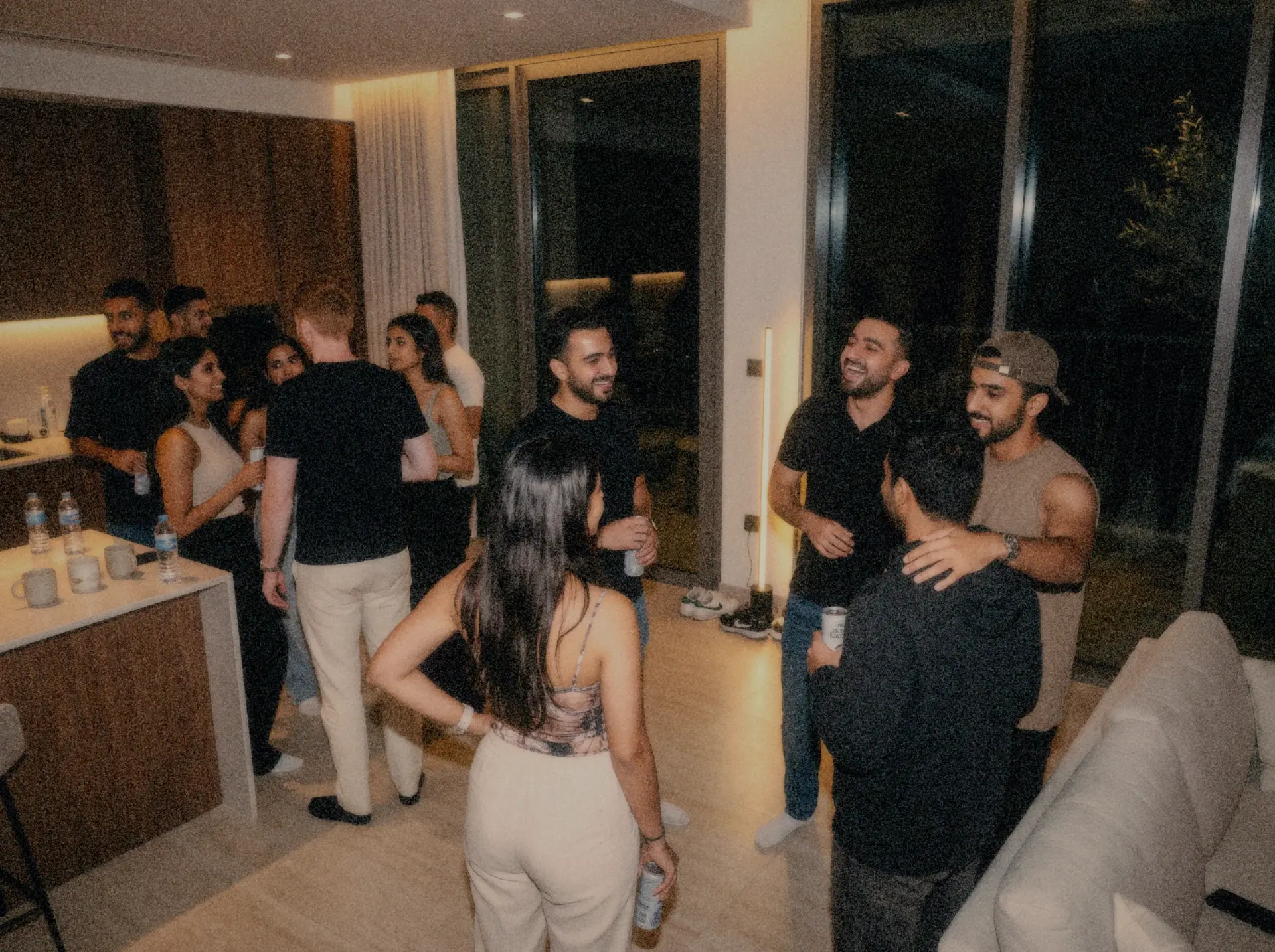 Third Social Club members relaxing together after an event