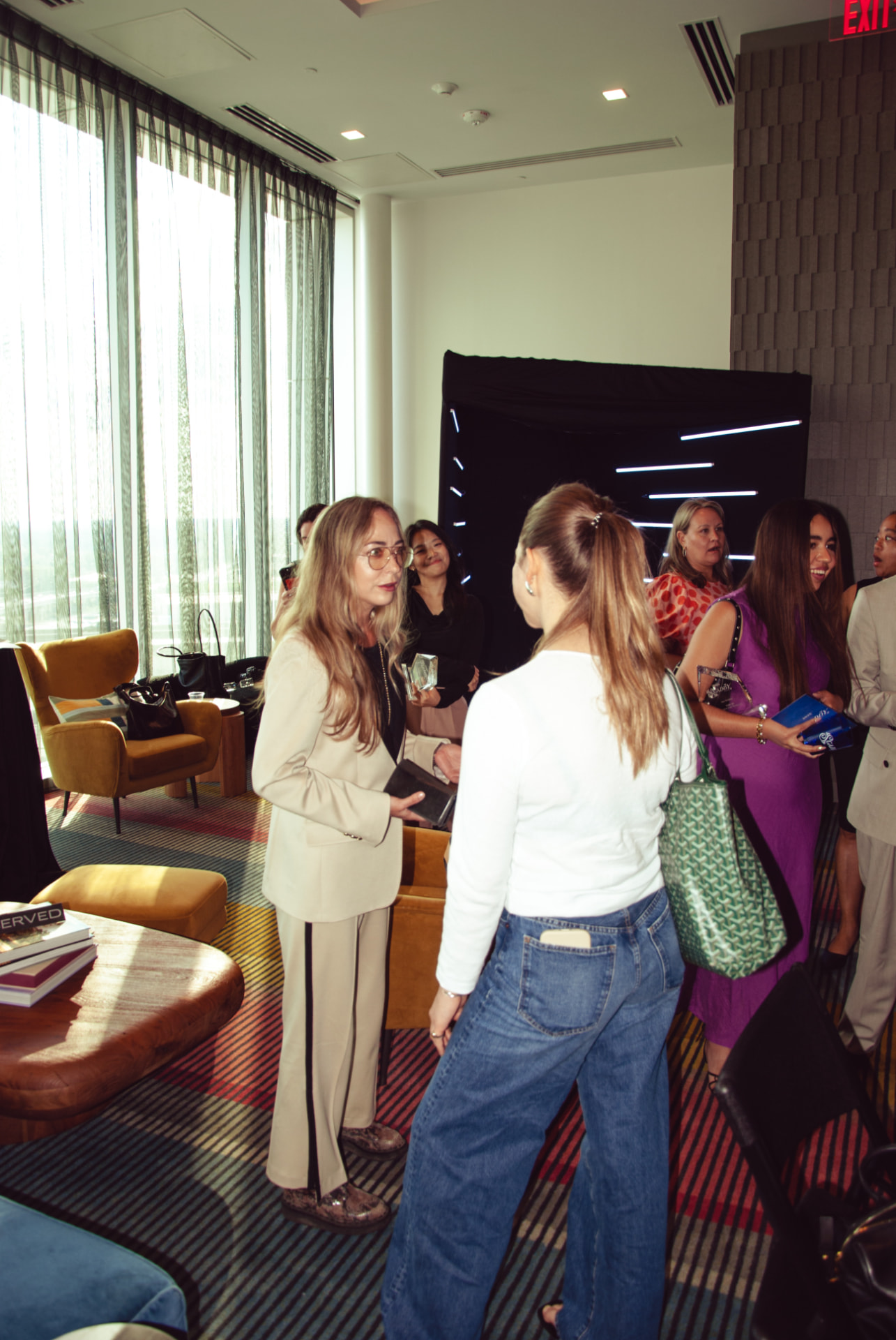 Members connecting at a Third Social Club gathering